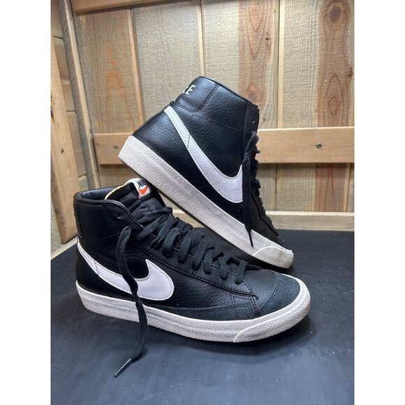 nike blazer mid black sail
